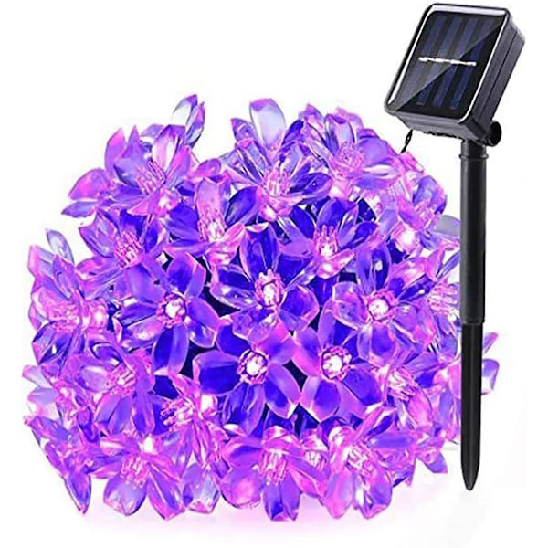 Utomhus String Lights, 50 LED 8 Dekorativa Körsbärsblommor, En Del