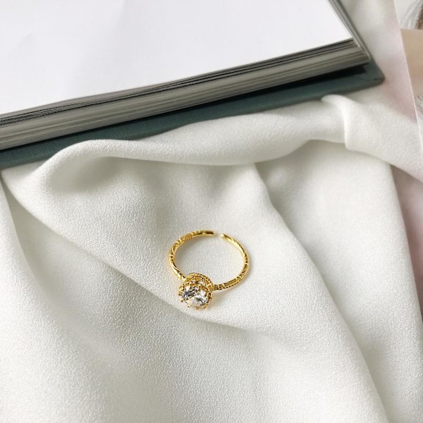 Ring i Silver S925 för Dagligt Outfit, Mode Smycke Ac7475