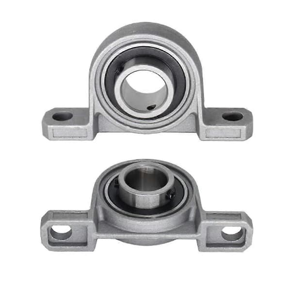 Pakke med 4 kuglelejer zinklegering lejehuse 8mm/10mm
