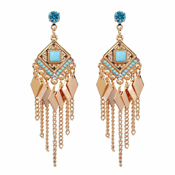 Örhängen Bohemia Tassels Mode Smycken  B1933 red