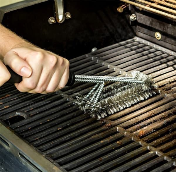 Grillinpuhdistusharja 18 tuumaa Kolmen Langallisen Uunin Grillin Puhdistusharja