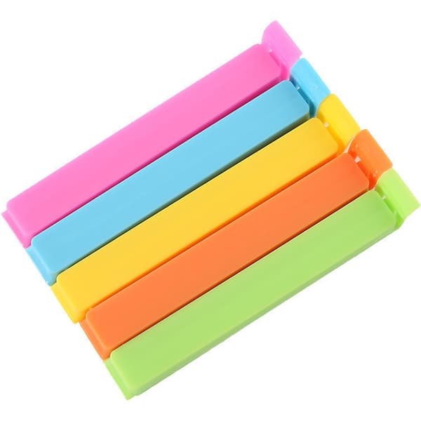 30 Matforseglingsklemmer i plast, 11 cm - Matposeklemmer, Forsegling