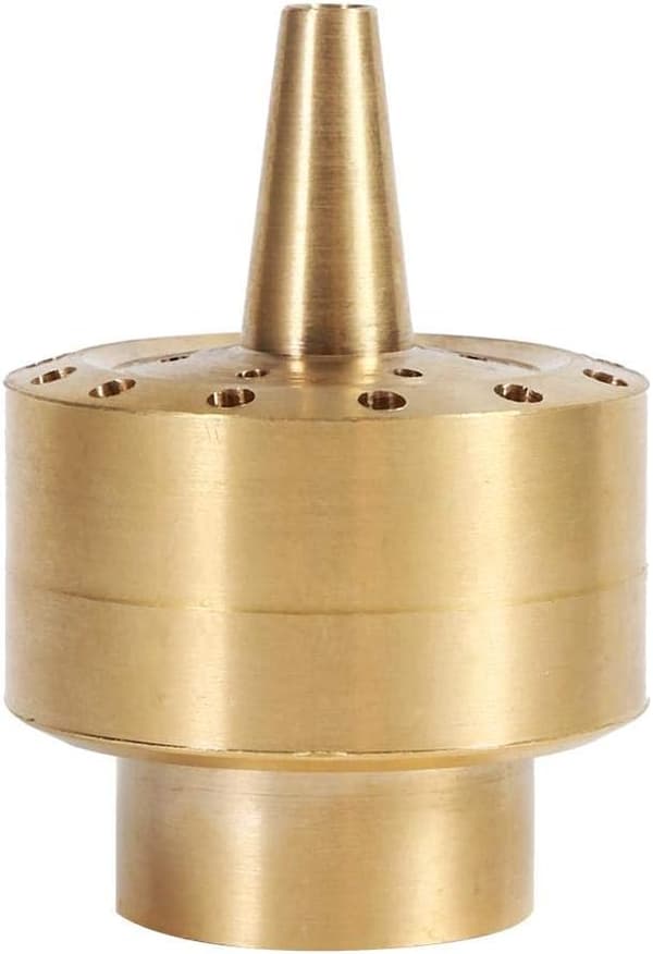 Gullbelagt messing sprøytehode for hagefontene, dam, tåketilbehør 3/4\"