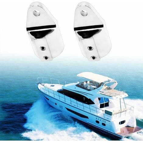 PCS Bimini Top Caps Rør, Marine 316 Rustfrit Stål Top Fastgørelsesøje Bimini Kaleche Hardware, 7/8\" Indre Diameter