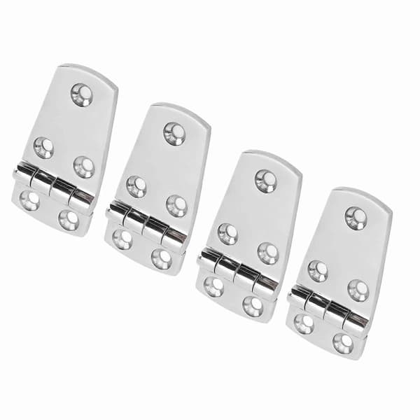 4 stk. bådlågehængsel 316 rustfrit stål rustfast robust marinelågehængsel til yacht 3 x 1,5 tommer