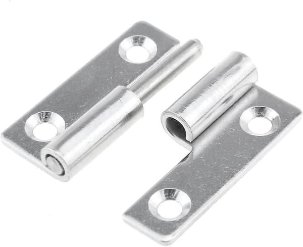 50x23x9mm Avtakbart glideledd Lite flagghengsle Butt Joint Dørhengsle Folding