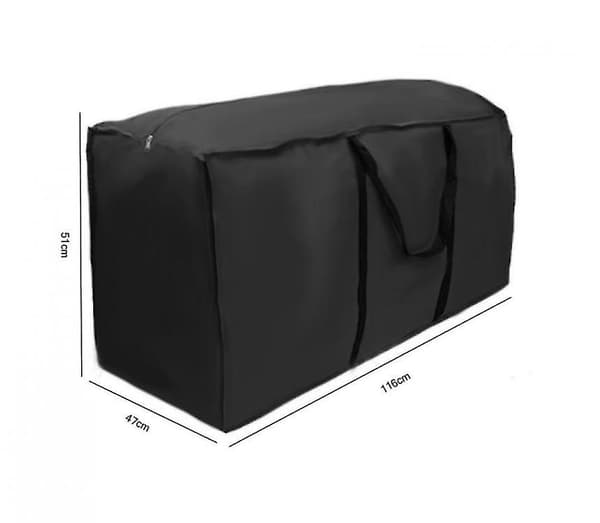 møbeloppbevaringspose svart (116x35x50cm)