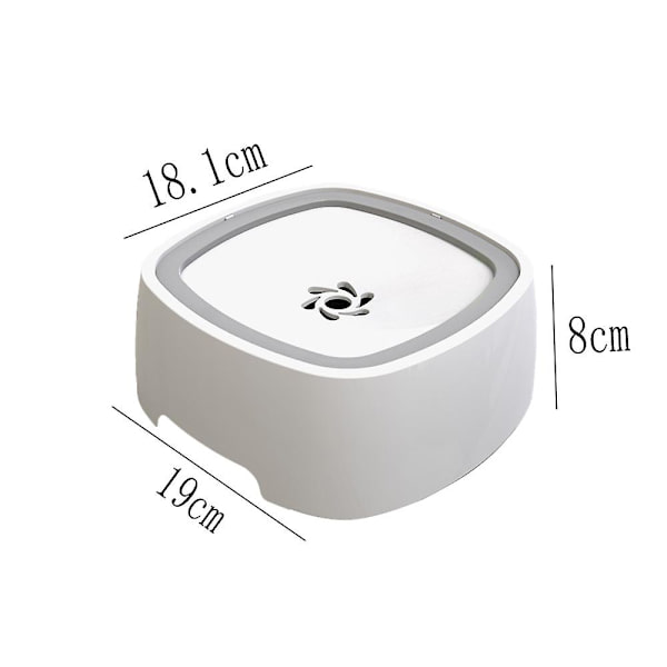 Vedenkulho Ajoneuvoon, Uiva Kulho, Ei Vuoda, Ei Niele Liian Nopeasti, Ei Tippaakaan, Ei Märkää Suuta Lemmikkikulho Grey