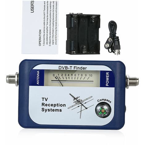 DVB-T antenne TV-modtager med kompas 95DTL bog uden batteri