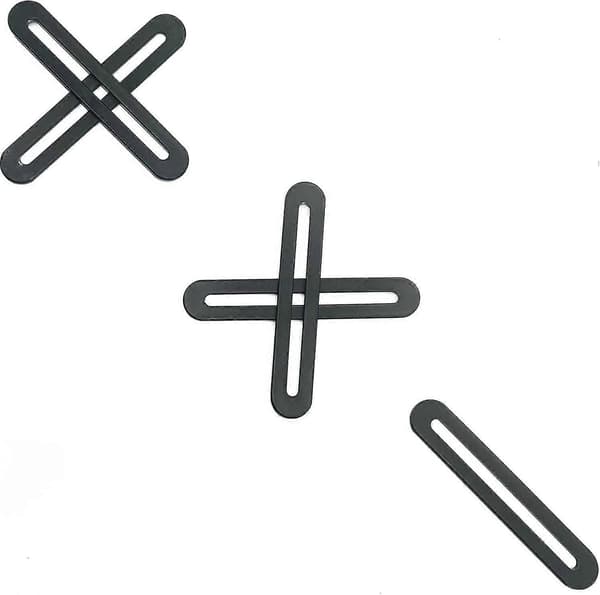 Perforerede Plader Rustfrit Stål Flade Beslag Straight Flat Corner Beslag - 5 stk Reparationsforbindelse 90 x 19 x 3 mm Samlingsben til Samling Fastgørelse af