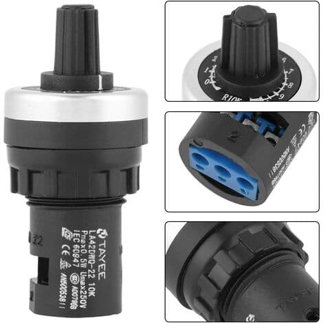 VSD roterende potentiometer-sæt 10K variabel hastighedspotentiometer