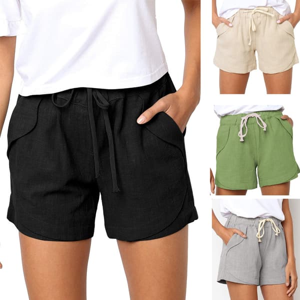 Dameboksere, avslappende shorts, sommer 2023 Black M