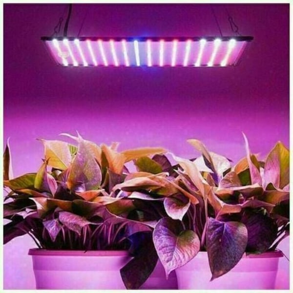 40W Hortikulturell LED-lampe Blomstringsvekstlys, Innendyrkings-LED-panel for plantevekst, Hvit