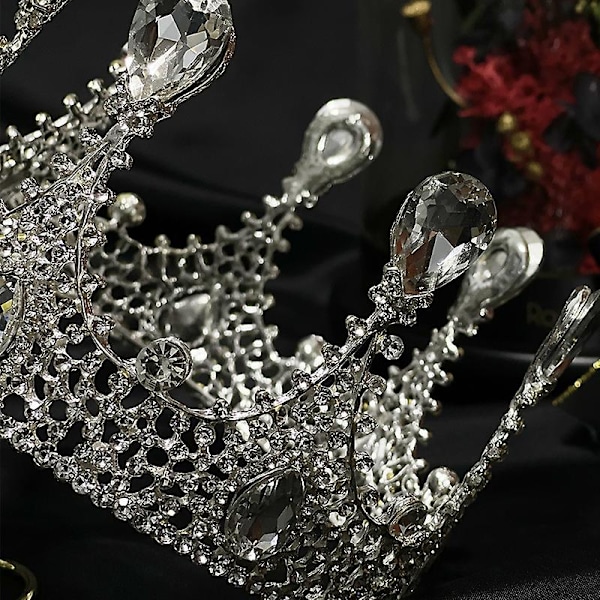 Kron Ornament Brude Bryllupstilbehør Enkel Legering Diamanter Besat Brudekjole Smykker