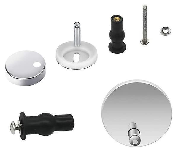 1 par toalettsits snabbkoppling toppfixering expansionsgummi skruvar 45mm