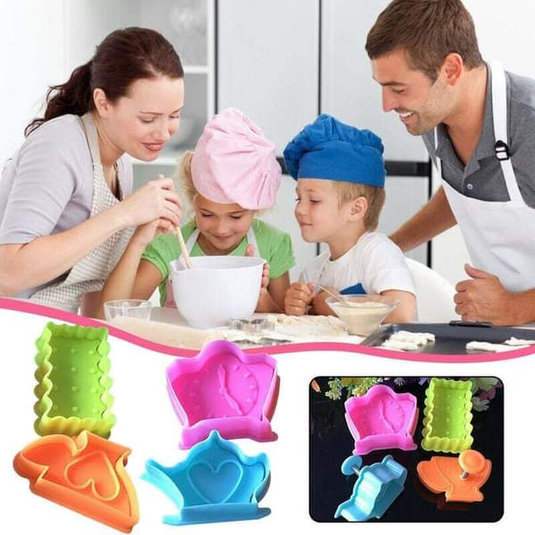 3D Solid B Iscuit form Bageform ?? 4-delt fjeder