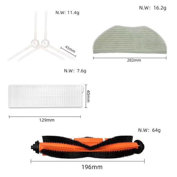 11 dele Tilbehør til Mi Family Xiaomi Fejerobot