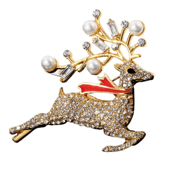 Djurbrosch Pin Älg Ren Badge Väska Kläder Hänge Dekoration BC21Y0168