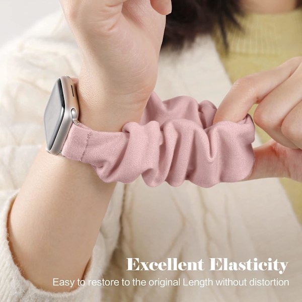 2-pack justerbara elastiska band kompatibla med Apple Watch