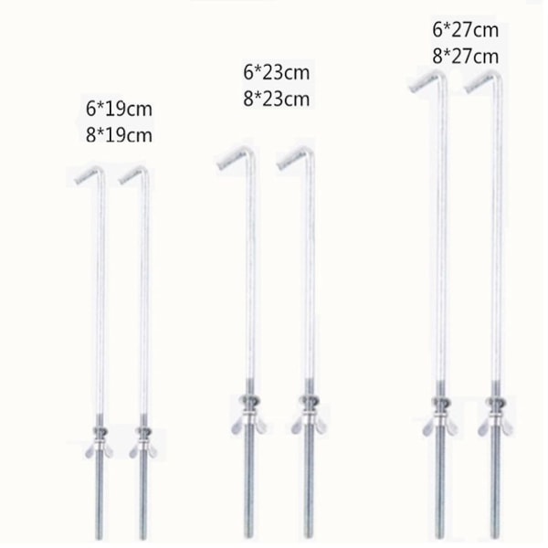 Universal bilbatteri Metall Oppbevaringsstativ Klemme Brakett Metallholder Justerbar 27cm