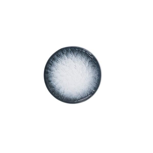 Kivinen keramiikka pyöreä hedelmälautanen, sininen, 6 tuumaa (15,5*15,5*2,5 cm),