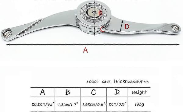 Yaju Foldbart lågstøttehængsel, dæmperbuffer, soft close-sæt, åbningsvinkel 75 90 110 grader, 2 stk.