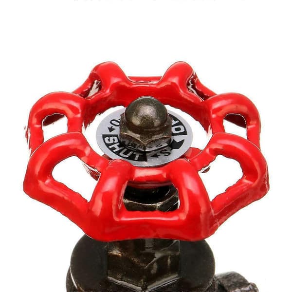 3/4-tommers stopp for ventil lysbryter steampunk stil vannrør lampebryter med