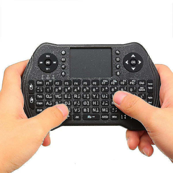 Mt-10 2.4g Trådlös Arabisk Uppladdningsbar Mini-tangentbord Touchpad Air Mouse Airmouse