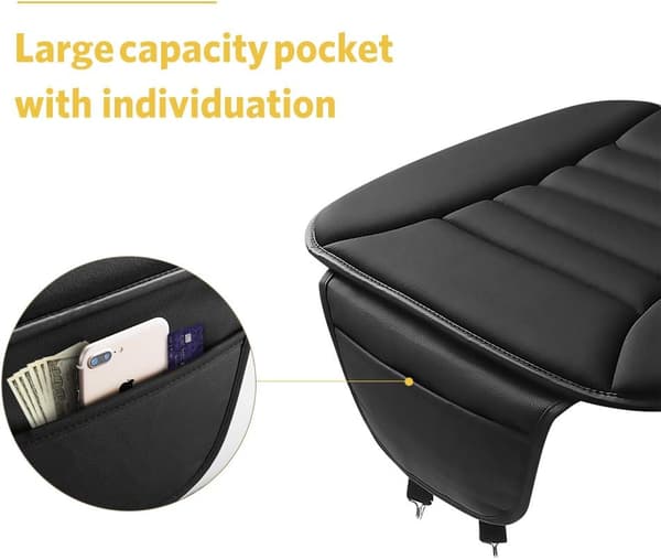 Bilsetepute med lomme, Ergonomisk memory foam-pute