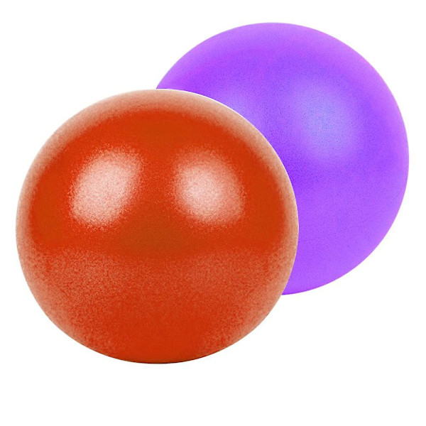 Mini Træningsbold, Yoga Bold, Pilates Bold, Core Træning og Fysioterapi, Forbedrer Balance Red   Purple