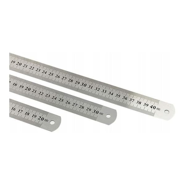 20cm+30cm+40cm Sværdfisk Stål Lineal Metrisk Tomme Stål Lineal Rustfrit Stål Lineal Omvendt Engineering Tegninger Velegnet