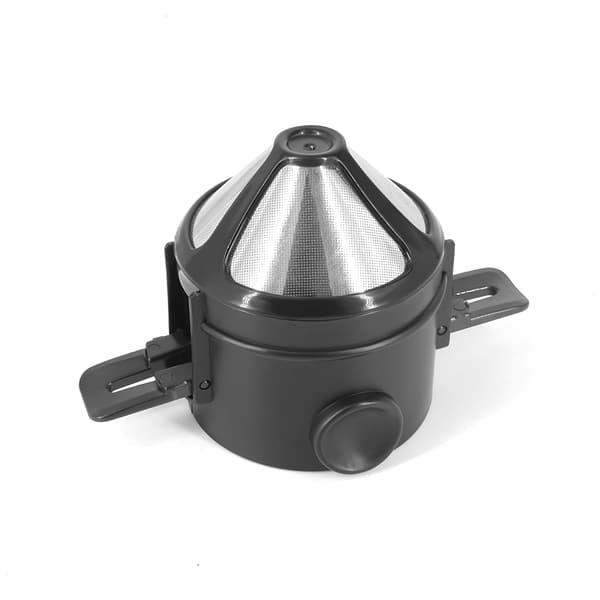 1 stk. Kaffefiltre i rustfrit stål og resin, papirløs kaffe