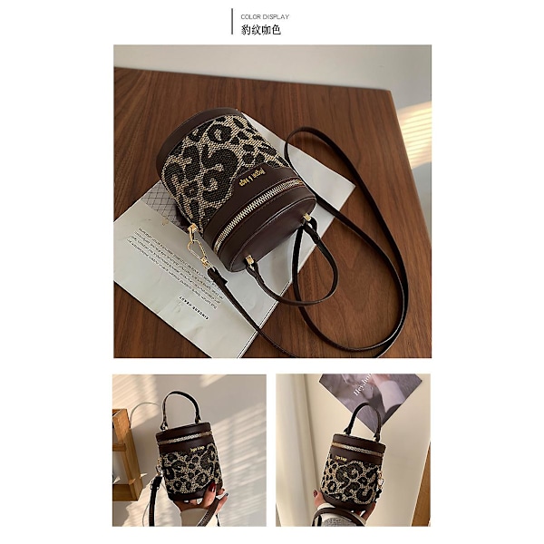 Crossbody Mobiltelefonpung - Kvinders PU Læder Håndtaske Med Justerbar Rem A916-957 D