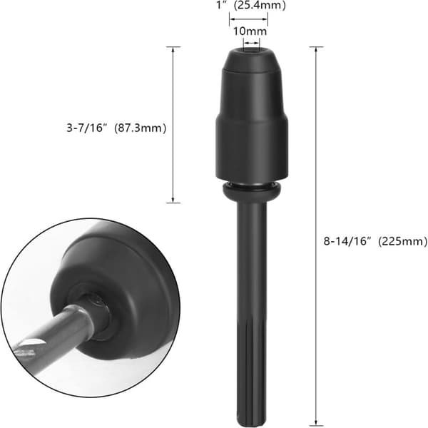 Lauwexe – SDS Max til SDS Plus Adapter – Rustfrit Stål – Til betonbor og borehammere – Korrosionsbestandig