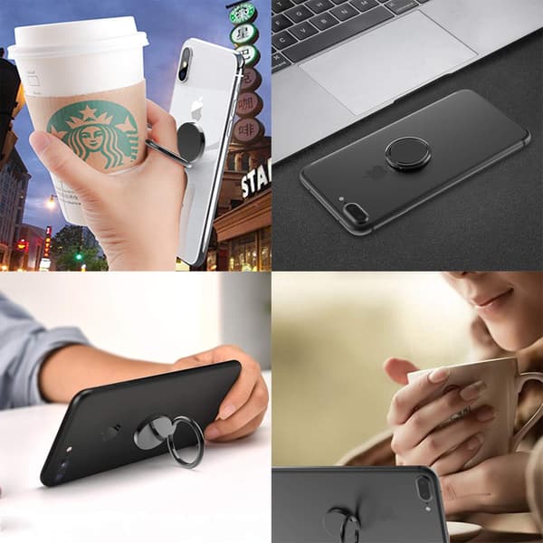 [1-pack] Metallring Telefonringhållare för iPhone 11 Pro/Max/XR,