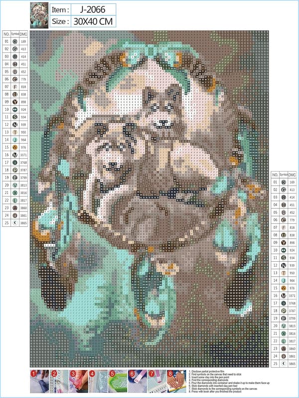 5D DIY Diamantmaleri, Diamantbroderi Maleri Fuld Sæt