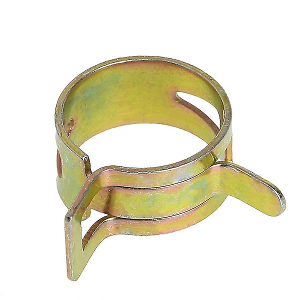 10 stk. 5-22 mm Fjederklips Brændstofledning Slange Vandrør Rørklemmer Fastgørelse Inner diameter 20mm