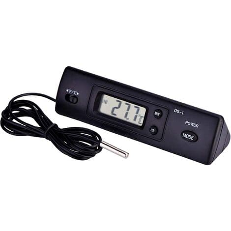 Elektronisk Digital LCD Temperaturmåler Sensor Sonde Termometer med Trådløs Bred LCD Skærm til Køleskab
