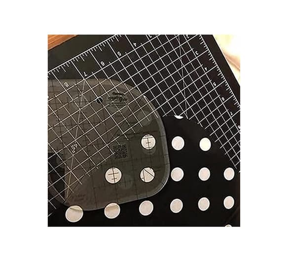 Buet Hjørnelinjal til Quilting, Patchwork Syning - Rund Kant