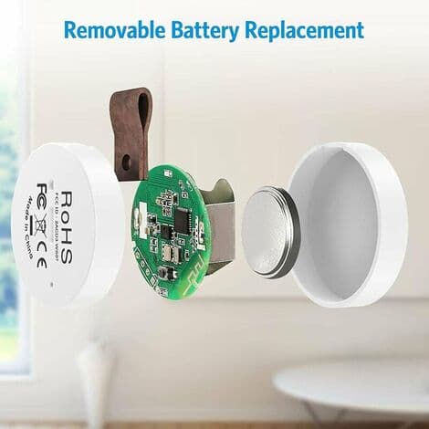 Bluetooth innendørs hygrometertermometer, mini innendørstermometer, temperaturmonitorsensor, digitalt hygrometer for hjemmet