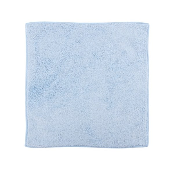 3 stycken absorberande korallfleece kvadratiska handdukar förtjockade små kvadratiska handdukar små handdukar små näsdukar 30*30 (Korallfleece handduk - blå)