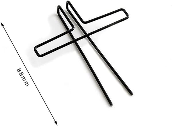 3-pack Notbladsklämma, Metallisk Musikpappersklämma, Piano, Gitarr,