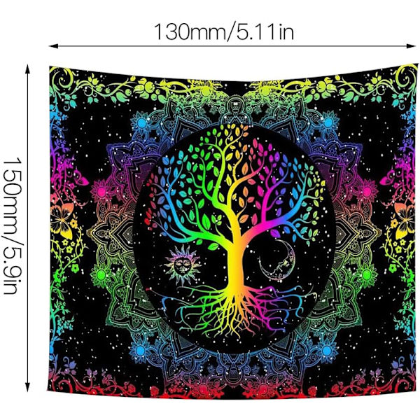 Livets Träd Tapestry, Väggduk, Tapestry Vägg