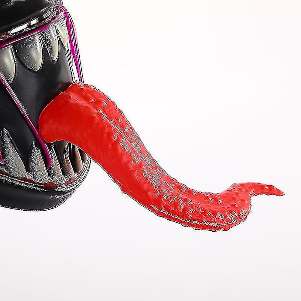 Venom-naamio Kauhu Kylmävalo Halloween-naamio Led Aikuinen Hohtava Naamio Sininen