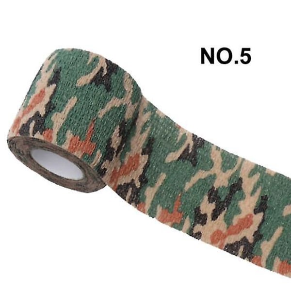 Utomhus kamouflagebandage (NR 5-stort kamouflage 7,5 cm*4,5 m 10 st)