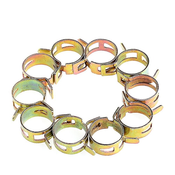 10 stk. 5-22mm fjederklemme brændstofledning slange vandrør rørklemmer Inner diameter 18mm