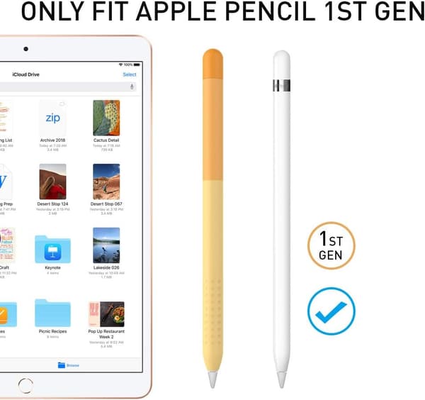 (Gul) Apple Pencil 1. generasjons etui, gradientfarge