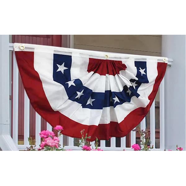 1 stk 45*90cm US Bunting flagg patriotiske stjerner og striper, US