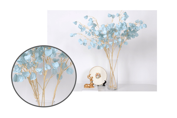 Simulering blå blomsterlykt 2 stk,