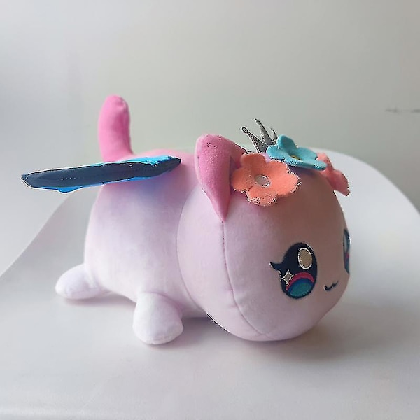 Aphmau Meow Meows Plysch Sandwich Fries Donut Katt. Unicorn Cat
